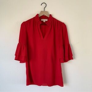 Michael Korse Red Shirt Top SizeXS